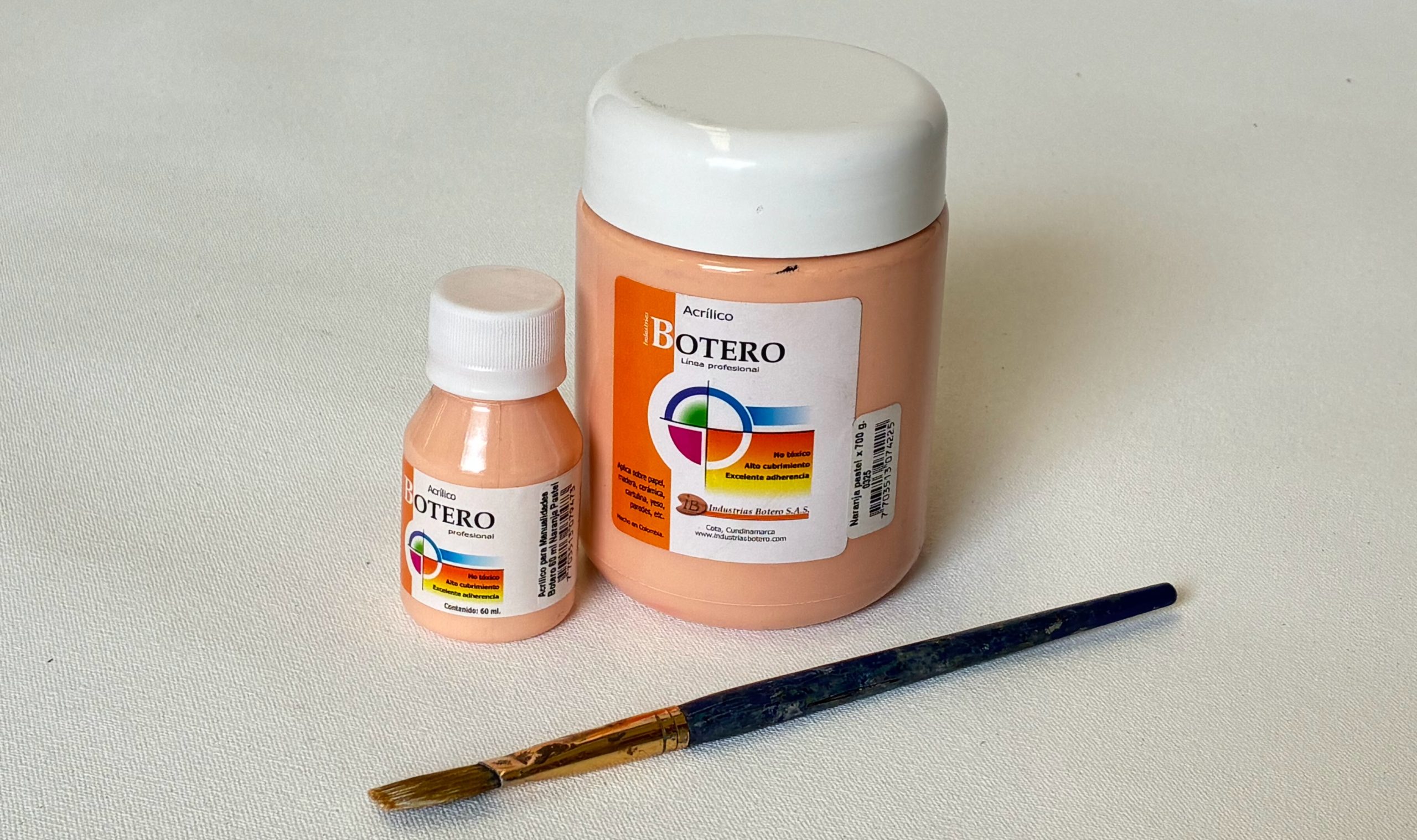 Acrílico Naranja Pastel Botero